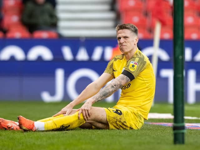 Preston North End's Emil Riis damaged his ACL earlier this year.  