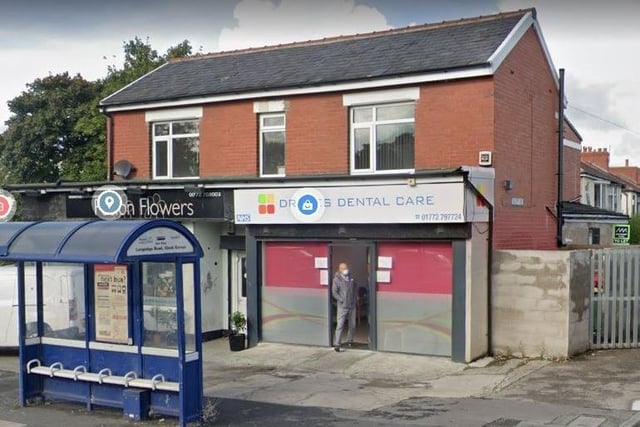 67a Longridge Road, Ribbleton, Preston, PR2 6RH. No: 01772 797724
Average rating= 1.5 out of 8 reviews. Example of a recent review, January 2022: “Drakes used to be a fantastic dentists to go to. I don’t know what has happened if late but I have been calling for two weeks now with severe tooth ache and despite the answer machine saying they’ll get back to you in 24 hours, I’m still waiting..”