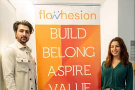 L-R: Mehran Ali, Carer and Money Matters participant, and Jas Finlayson, Marketing Manger at Marsden Building Society