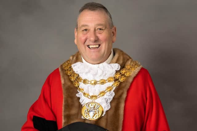 Cllr Chris Lomax, mayor of South Ribble for the municipal year 2023/24