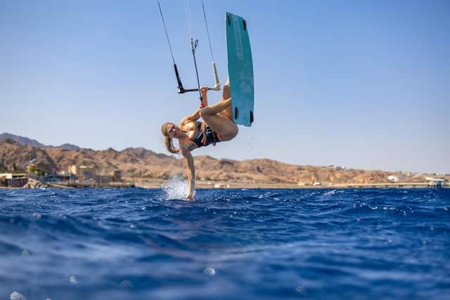 Hannah Whiteley was the 2017 kitespeed world champion (photos: Gwen Le Tutour)