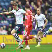 Preston North End's Emil Riis Jakobsen goes past Middlesbrough's Hayden Hackney

Photographer Dave Howarth/CameraSport

The EFL Sky Bet Championship - Preston North End v Middlesbrough - Saturday 29th October 2022 - Deepdale - Preston

World Copyright © 2022 CameraSport. All rights reserved. 43 Linden Ave. Countesthorpe. Leicester. England. LE8 5PG - Tel: +44 (0) 116 277 4147 - admin@camerasport.com - www.camerasport.com