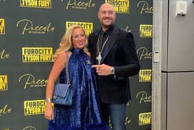 Paris and Tyson Fury at the launch of a new Furocity flavour in August, 2023. Credit: Paris Fury on Instagram
