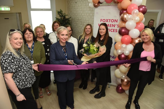 The official opening of a new womens services centre in New Hall Lane, Preston