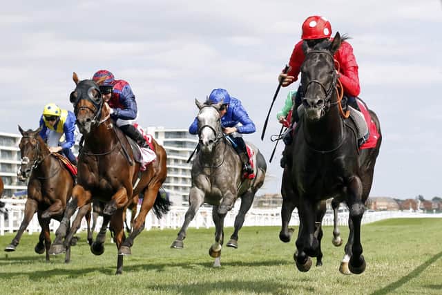 Coppull winning the Hungerford Stakes at Newbury in August (photo: Steven Cargill/Racingfotos.com)