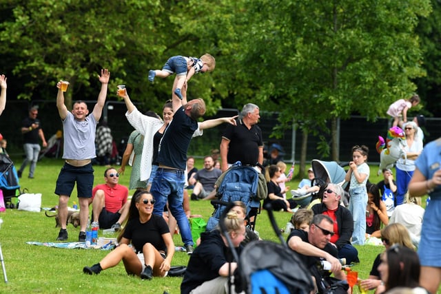 Family fun in Worden Park