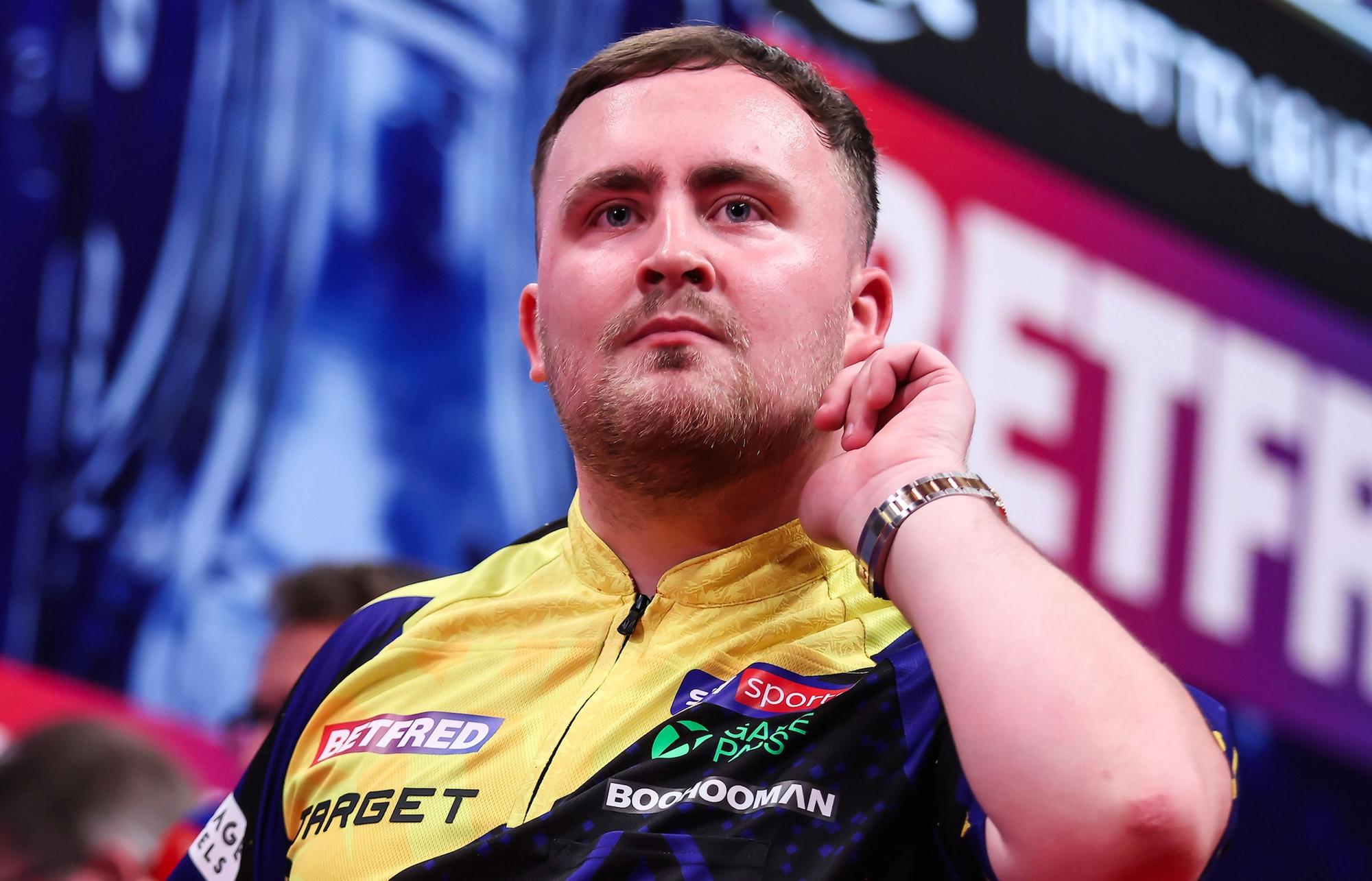Littler at large as he sweeps aside Rock to reach semi-finals