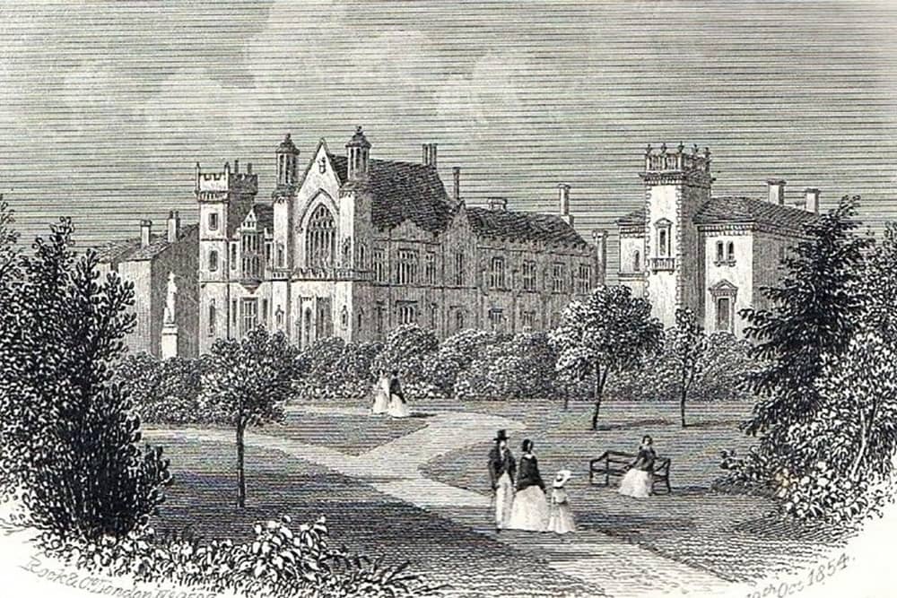 Etching and Co of Winckley Square 1852 Buck & Co