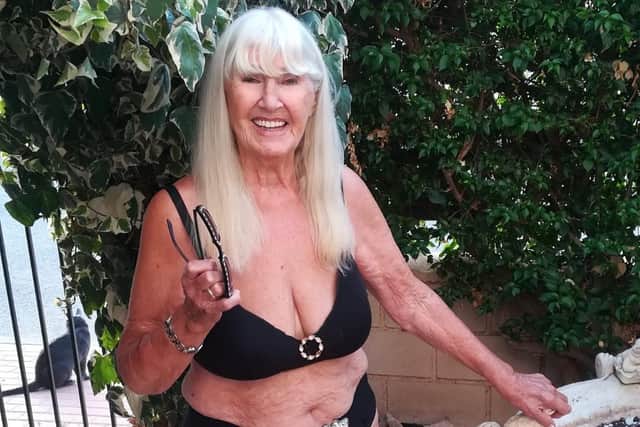 Joan Richmond-Woodhouse, 91, loves homemade pies and a carvery but insists she hasn't ever gained any weight and still stuns in her swimsuit.