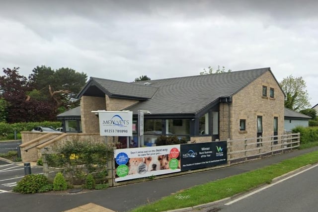 Moy Vets on Carr Lane, Hambleton, has a rating of 4.7 out of 5 from 209 Google reviews