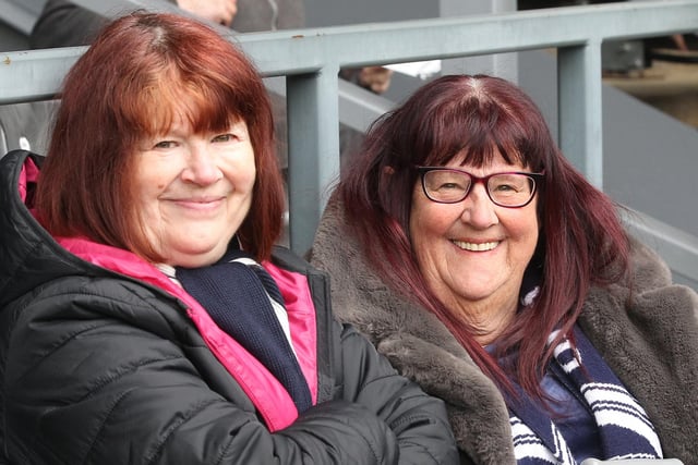 These PNE fans were snapped before kick-off because no doubt the smiles would have gone by full-time
