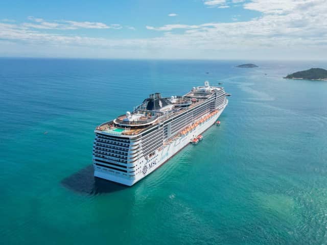 Rio de Janeiro, Brazil - MSC Cruise Ship