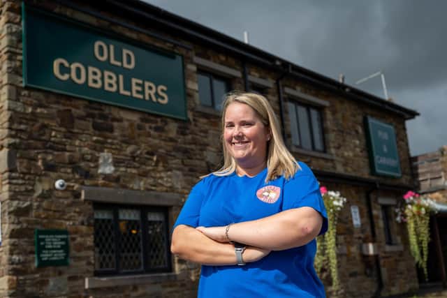 General manager Debra Zajac outside the Old Cobblers.