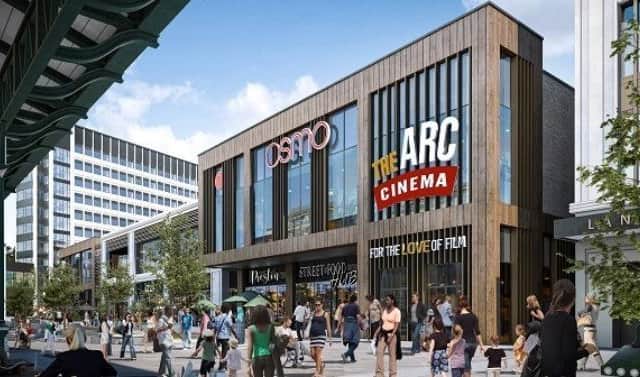 The Arc Cinema will occupy the largest spot in the new Animate complex.