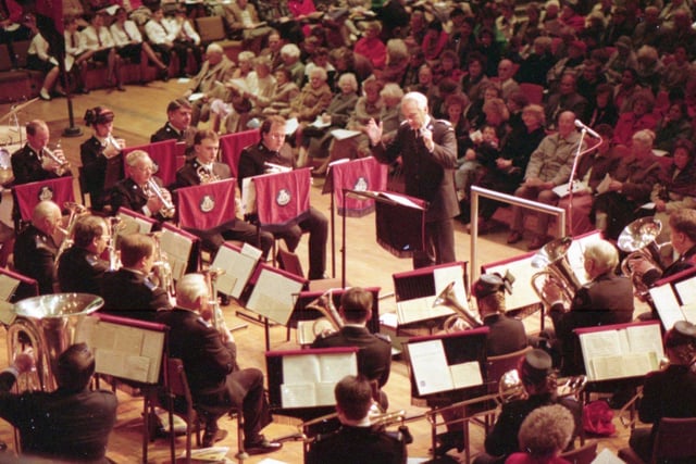 A carol concert in Preston was tinged with sadness after the death of its main organiser. Mr Henry Dobson, of Leyland, died last month after months of hard work for the annual Salvation Army concert at the Guild Hall. The programme included music from two Salvation Army bands, singing from two choirs, a group of pupils with handbells and chimes, and a band of tambourine players