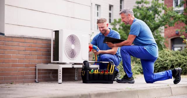 Eco-heating with a heat pump (photo: Adobe)