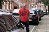 David Gate is facing parking problems on Wellington Street after the removal of the residents' permit zone