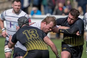 Action from Hoppers' victory over Burnage (photo: Mike Craig)
