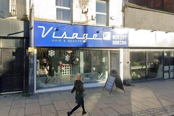The former hairdressers in Friargate, Preston, where a new cocktail bar could soon open.
Image courtesy of Google.