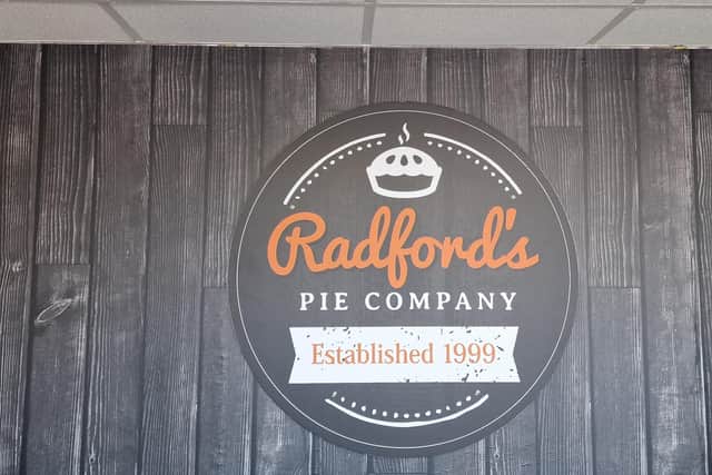 The Radford''s Pie Company shop in Heysham Road.