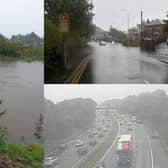 Heavy rain battered Lancashire this weekend