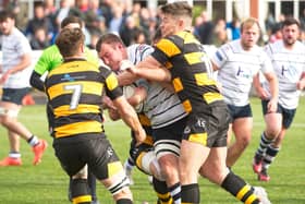 Match action from Hoppers' win over Sheffield Tigers (photo: Mike Craig)