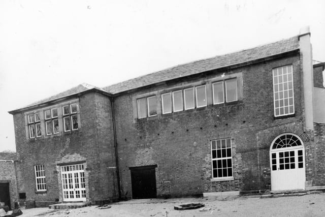 The only remaining part of the main stately home of Worden Hall is this structure - the Derby Wing (or service wing). Dating from the 1700s house it is still in good condition, seen here in 1978. Although much modified it’s an impressive building - built of brick and standing on a stone plinth. This section used to contain the servants hall and kitchen. And Inside is a triple arched fireplace which dates the structure with a keystone of 1736 (this can been seen in an earlier picture)