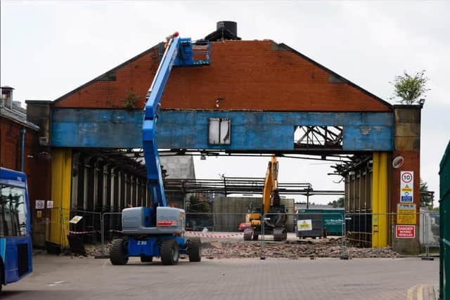 Work has already been going on to demolish some of the outdated buildings.