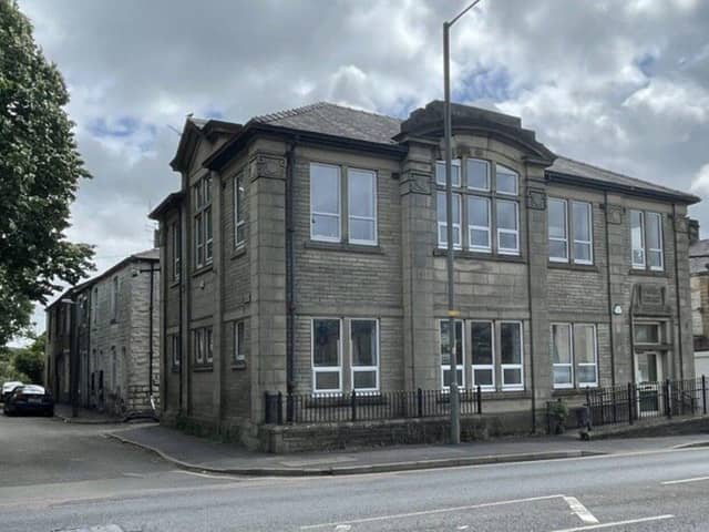 The former library on Colne Road in Burnley, up for auction with Pugh on 16 October