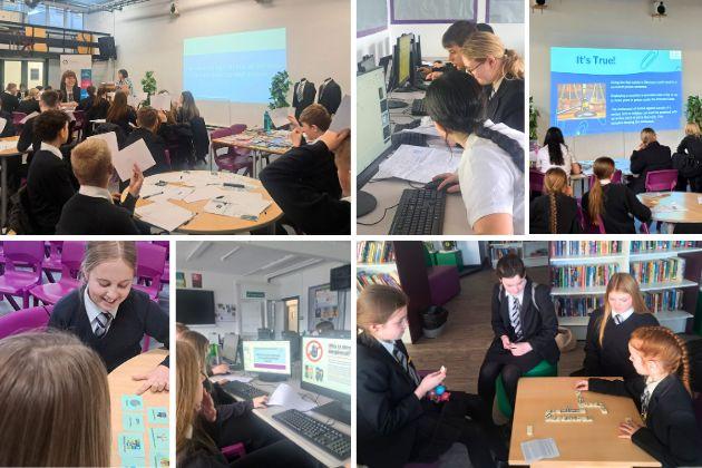 Year 9 pupils received training from The Anne Frank Trust’s ‘Voices for Equality’ programme.
