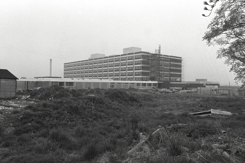 1979: A new Preston Royal Hospital building of Sharoe Green Lane