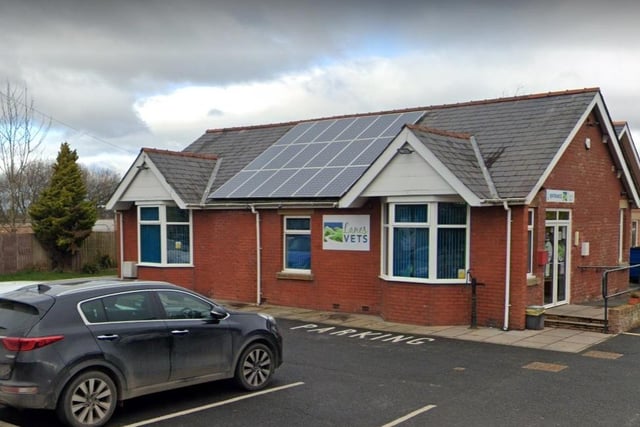 Lanes Vets Cottom on Tabley Lane, Cottam, has a rating of 4.9 out of 5 from 94 Google reviews