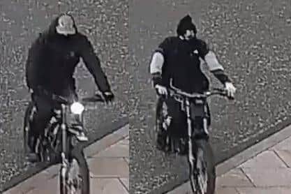 Do you recognise the two people in the CCTV footage? Police want to speak to them after an assault in Accrington. (Credit: Lancashire Police)
