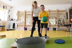   Children at Rainbow Hub have been putting their skills to the test during the Mawdesley charity’s annual Sports Week, with former para-athlete Claire Buckle visiting to offer support and encouragement.  