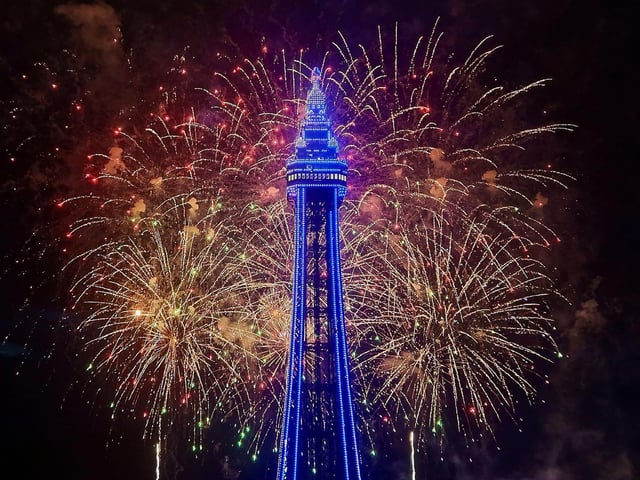 Wales put on a spectacular display at the World Fireworks Championship in Blackpool on Saturday