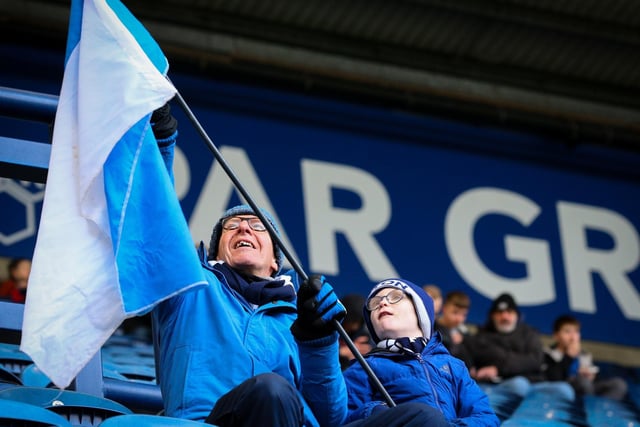 These two had a flag-tastic afternoon... apart from the result