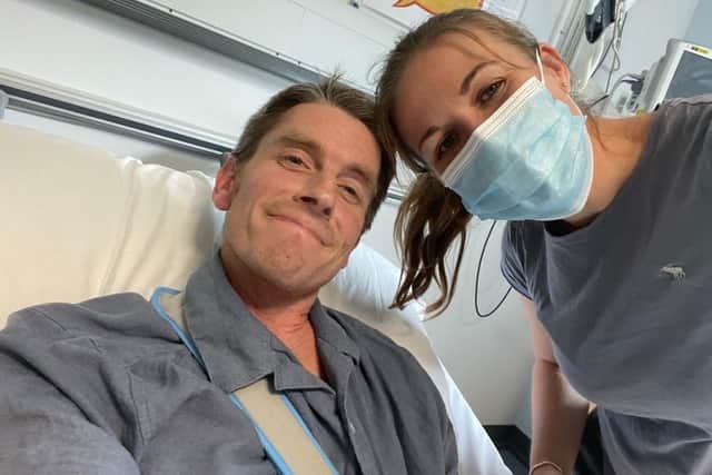 Robert and Karen Gardner expressed their love for each other as he battled for his life following a chain saw accident.