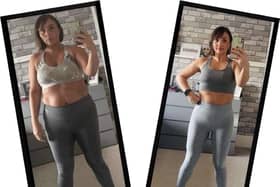 From this to this: Mum-of-two Kelly Catterall, 42 from Whittle-le-Woods has opened up on how she battled with her mental health, isolation and confidence following the death of her dad before ultimately transforming her life. She did this with the support of May Wellbeing, a small group personal training gym in Clayton Brook