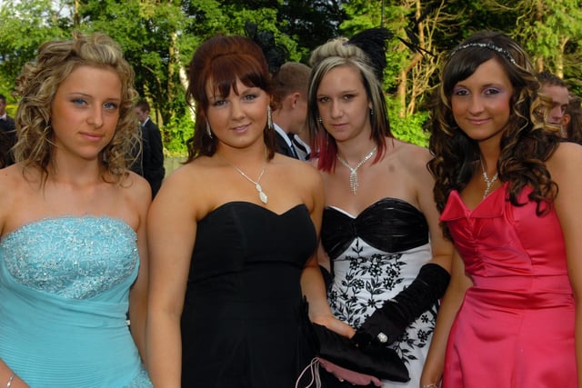 Dressed up to the nines for Our Lady's High School leavers prom in 2008