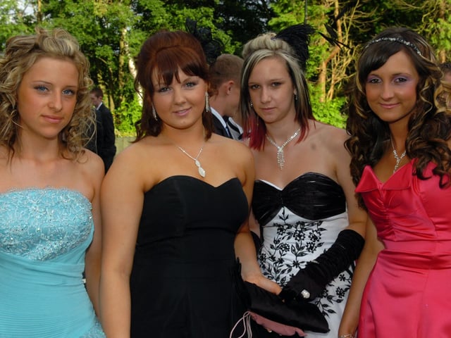 Dressed up to the nines for Our Lady's High School leavers prom in 2008