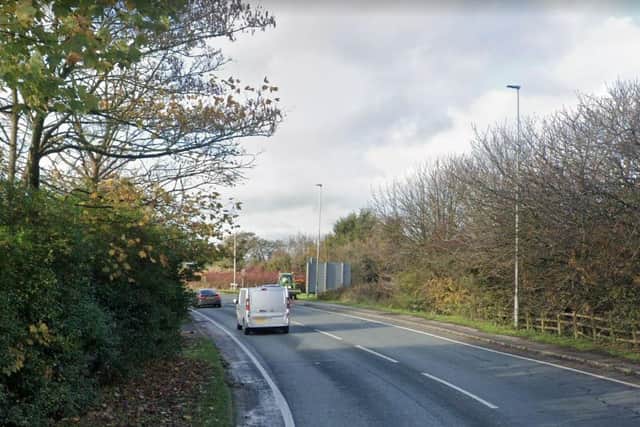 A man was hospitalised with serious injuries following a crash in Flensburg Way, Leyland (Credit: Google)