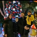 Rachel Standen with her husband Michael and two sons, Josh and Robert.