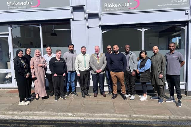 The Blakewater Team with Mayor Councillor Brian Taylor