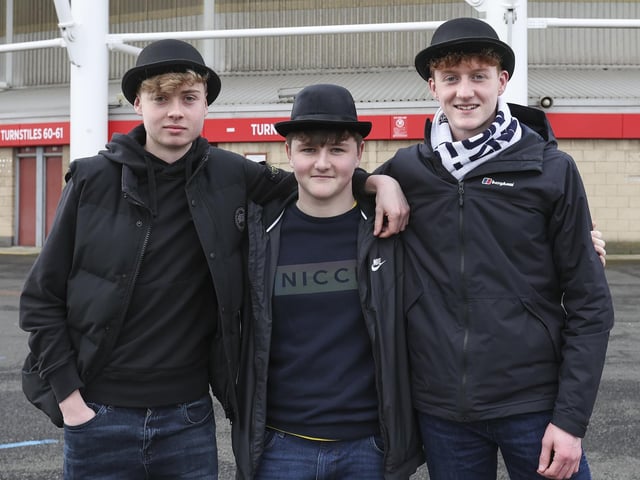 PNE fans at Middlesbrough