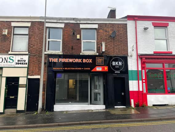 The Firework Box on Plungington Road, Preston.