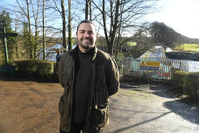 Campaigner Glenn Cookson is sanguine about the design of the new bridge - and is just glad that the cross-river connection is being restored