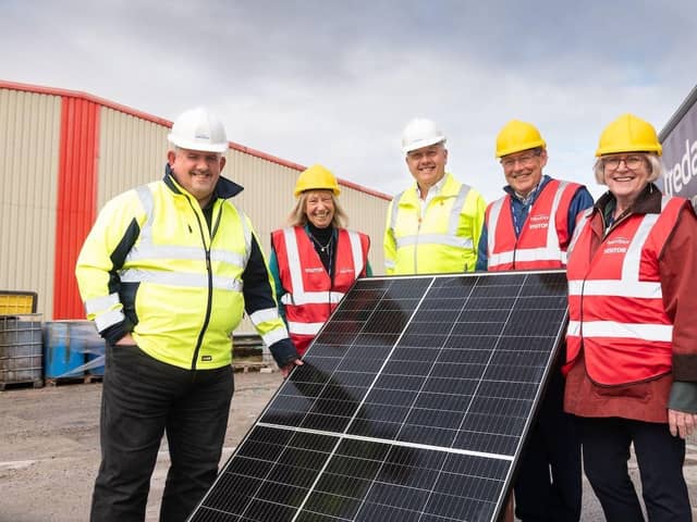 Gary McEwan, Managing Director, Interfloor  Julie Adshead, Board member, Rossendale Valley Energy   Mike Maxted, Risk and Compliance Manager, Interfloor  Ian Madley, Board member, Rossendale Valley Energy  Tricia Brindle, Board Member, Rossendale Valley Energy