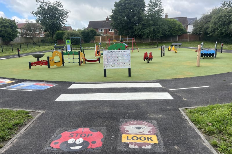 The revamped Ryden Avenue play area in Leyland has seen a £70k investment after last being updated in 2000
