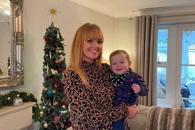 Hollie's heartbroken family say her son Theo "was everything to her"