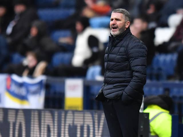 Preston North End's manager Ryan Lowe